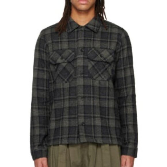 Black & Gray Work Shirt - Picture 3 of 3